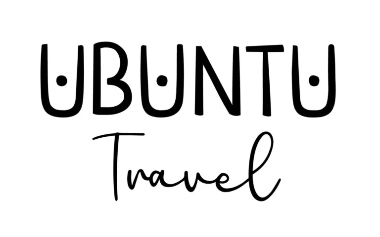 Ubuntu Travel Logo White