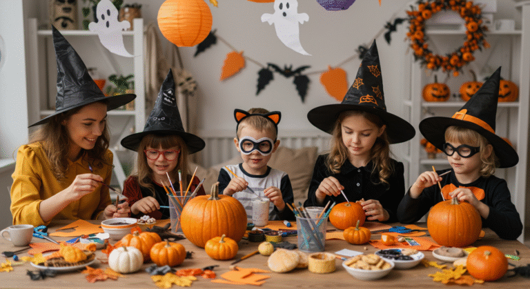 Halloween project with kids