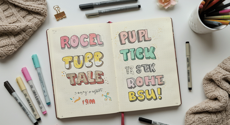 Doodle letters & fonts