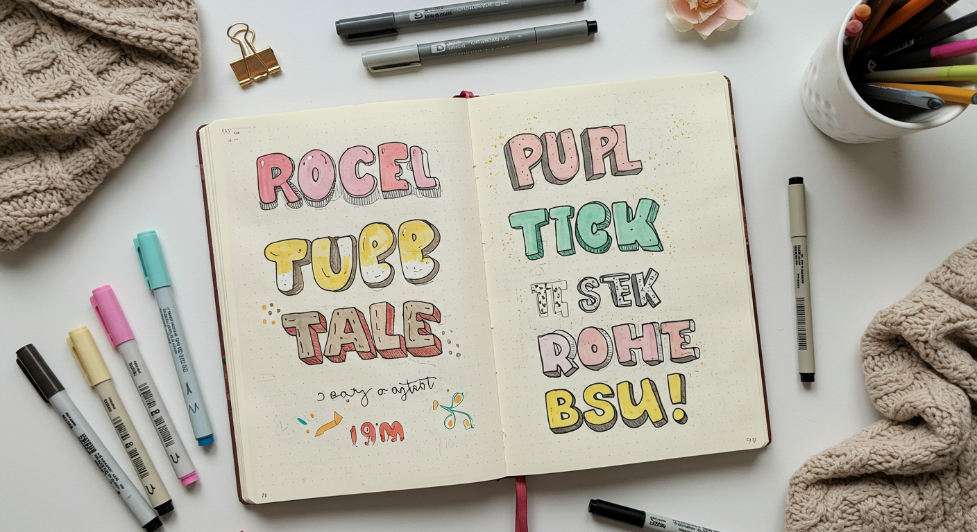 Doodle letters & fonts