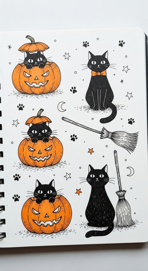 7 Halloween Doodles That'll Haunt Your Sketchbook (In the Best Way!) 6 image 79