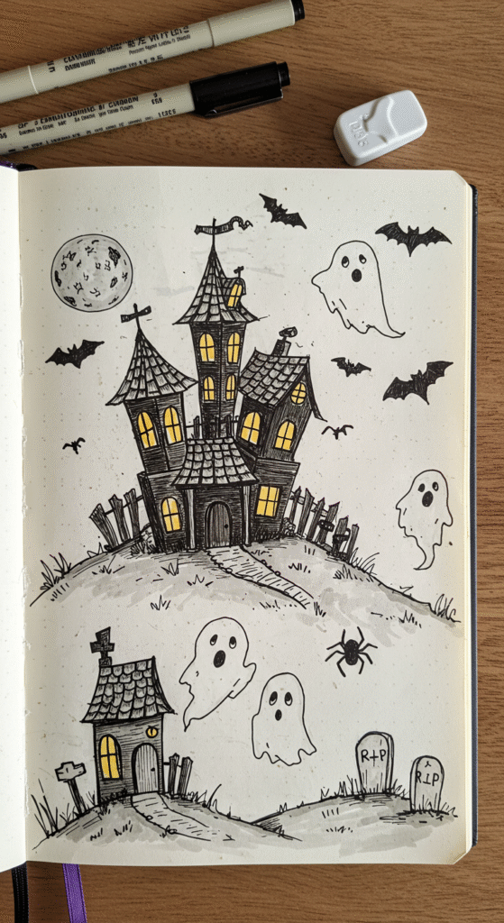 7 Halloween Doodles That'll Haunt Your Sketchbook (In the Best Way!) 8 image 81