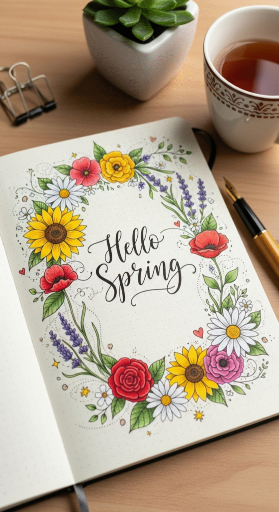 10+ Simple & Easy Floral Doodles to Try Today 8 image 17